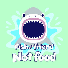 birthday greeting card with funny monster