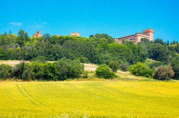Obraz premium Gradara, a medieval village