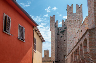 Fototapeta na wymiar Gradara, a medieval village