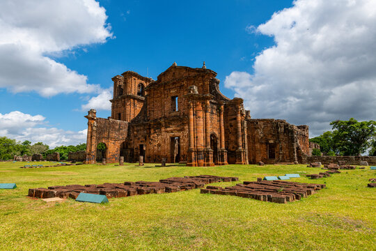 Ruins of Sao Miguel das Missoes, UNESCO World Heritage Site, Rio Grande do Sul, Brazil