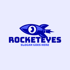 Rocket Eye illustrations logo