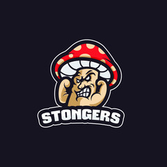 Smurf illustrations logo mascot