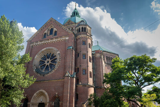 St. Luke's Church (German: St. Lukas or Lukaskirche), the largest Protestant church in Munich, southern Germany