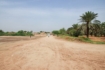 The village close Kot Diji Fort in Khairpur District, Pakistan