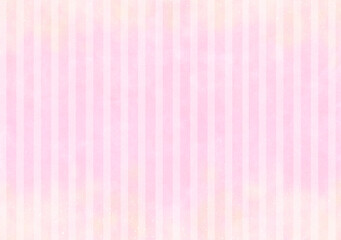 ピンク色のかわいいワンカラーストライプ背景
