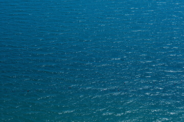 surface of water, blue wave background