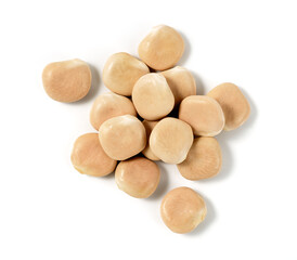 dried lupins isolated