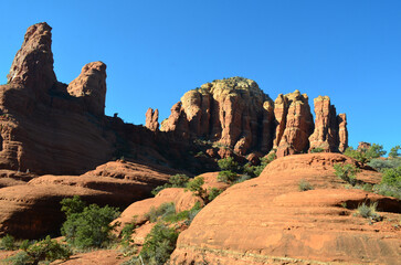 Fototapeta premium Red Rock Formations in Rural Sedona Arizona
