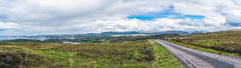 Ardvar and Loch Ardbhair, B869, Lairg , NC500, Sutherland, Scotland, England