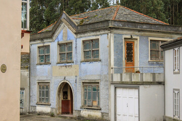 old and abandoned houses in the countryside
