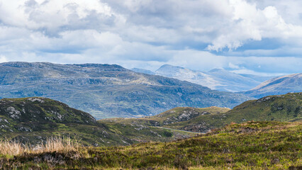 Naklejka premium B869, Lairg , NC500, Sutherland, Scotland, UK