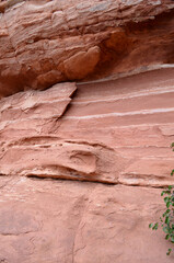 Textured Red Rock Walls in Sedona Arizona