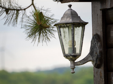 Vintage garden lamp