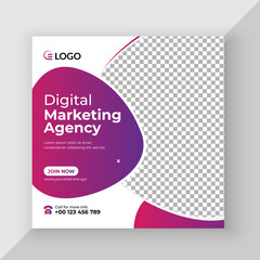 Digital Marketing Corporate Social Media Post banner Template