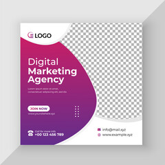 Digital Marketing Corporate Social Media Post banner Template