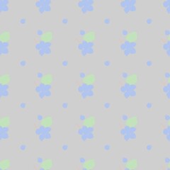 Amelanchier, lamarckii, also called juneberry, serviceberry or shadbush. Irga. Berries close-up. Dark blue berries. Seamless pattern.