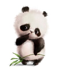 Fototapety  Cute little panda