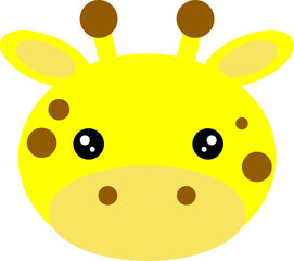 Cute Giraffe Vector 