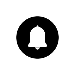 Bell icon in black round