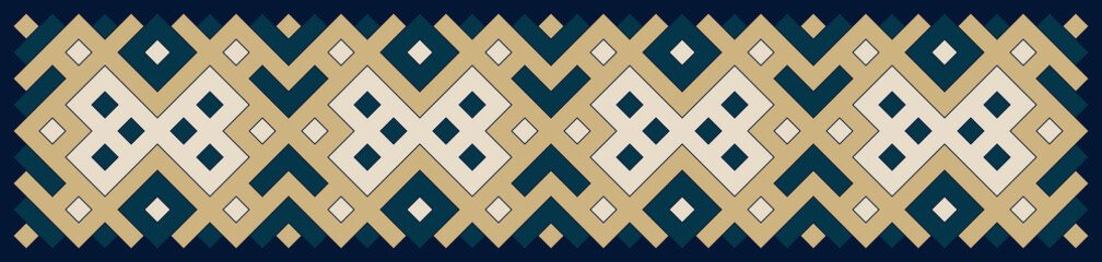 Multicolor truchet tiling connections illustration