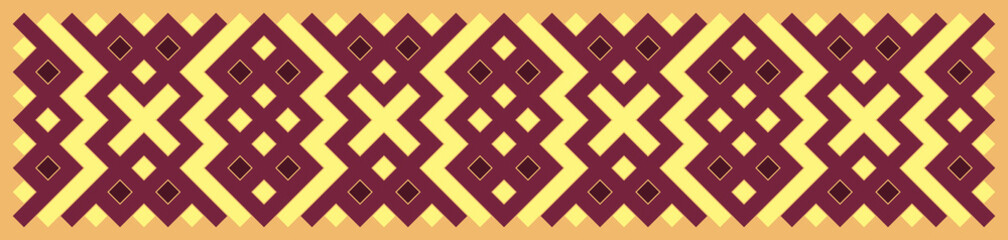 Multicolor truchet tiling connections illustration