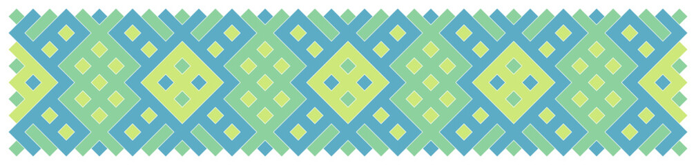 Multicolor truchet tiling connections illustration