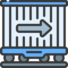 Train Delivery Icon