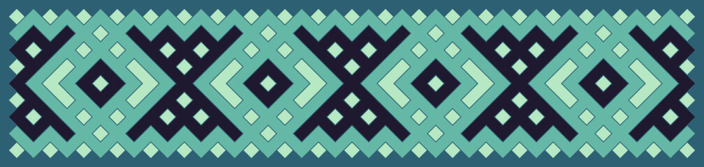 Multicolor truchet tiling connections illustration