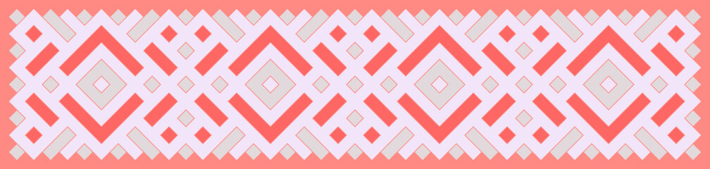 Multicolor truchet tiling connections illustration