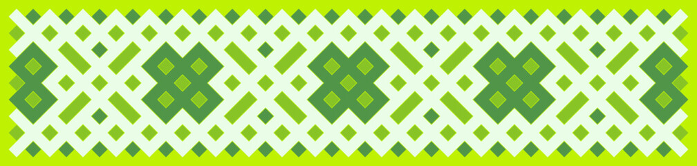 Multicolor truchet tiling connections illustration