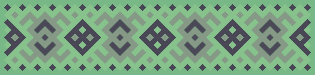 Multicolor truchet tiling connections illustration