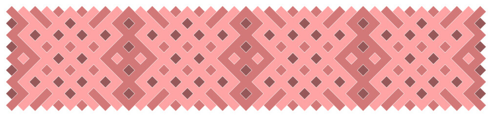 Multicolor truchet tiling connections illustration