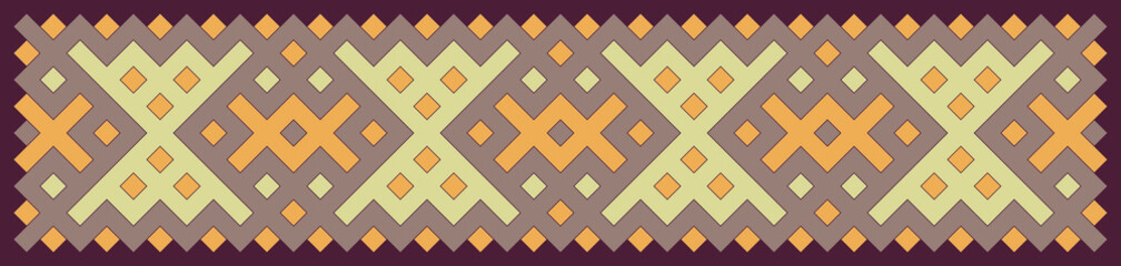 Multicolor truchet tiling connections illustration