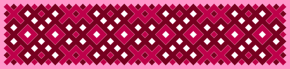 Multicolor truchet tiling connections illustration