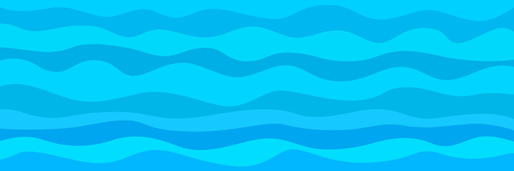 Abstract nautical wallpaper of the surface. Wavy sea background. Pattern with lines and waves. Multicolored texture. Decorative style. Doodle for design