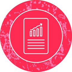 Unique Line Round Icon