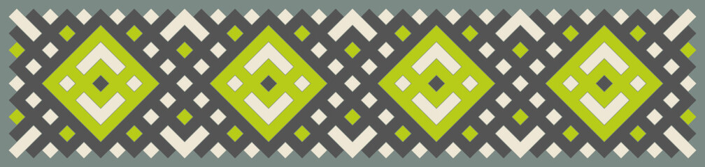 Multicolor truchet tiling connections illustration