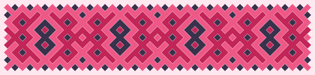 Multicolor truchet tiling connections illustration