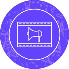 Unique Line Round Icon