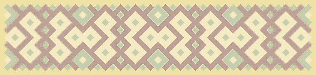 Multicolor truchet tiling connections illustration