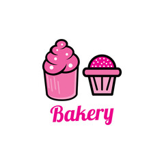 Bakery and Dessert Logo, Sign, Template, Emblem, Vector Design.