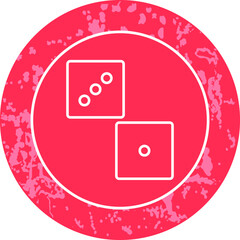 Unique Line Round Icon