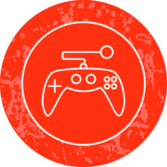 Unique Line Round Icon