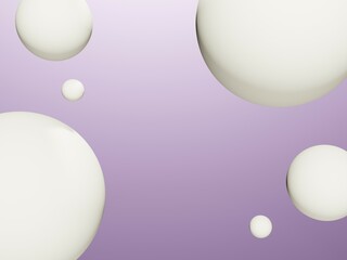 3d rendering abstract background with circle art