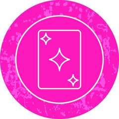 Unique Line Round Icon