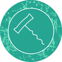 Unique Line Round Icon