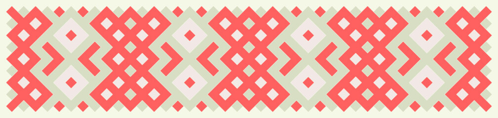 Multicolor truchet tiling connections illustration