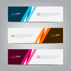 Banner background. Modern Graphic Template Banner with dynamic abstract background