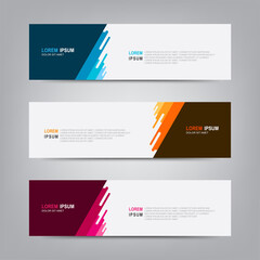 Banner background. Modern Graphic Template Banner pattern for social media and websites