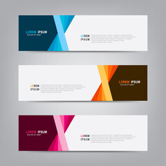 Banner background. Modern Graphic Template Banner pattern for social media and websites
